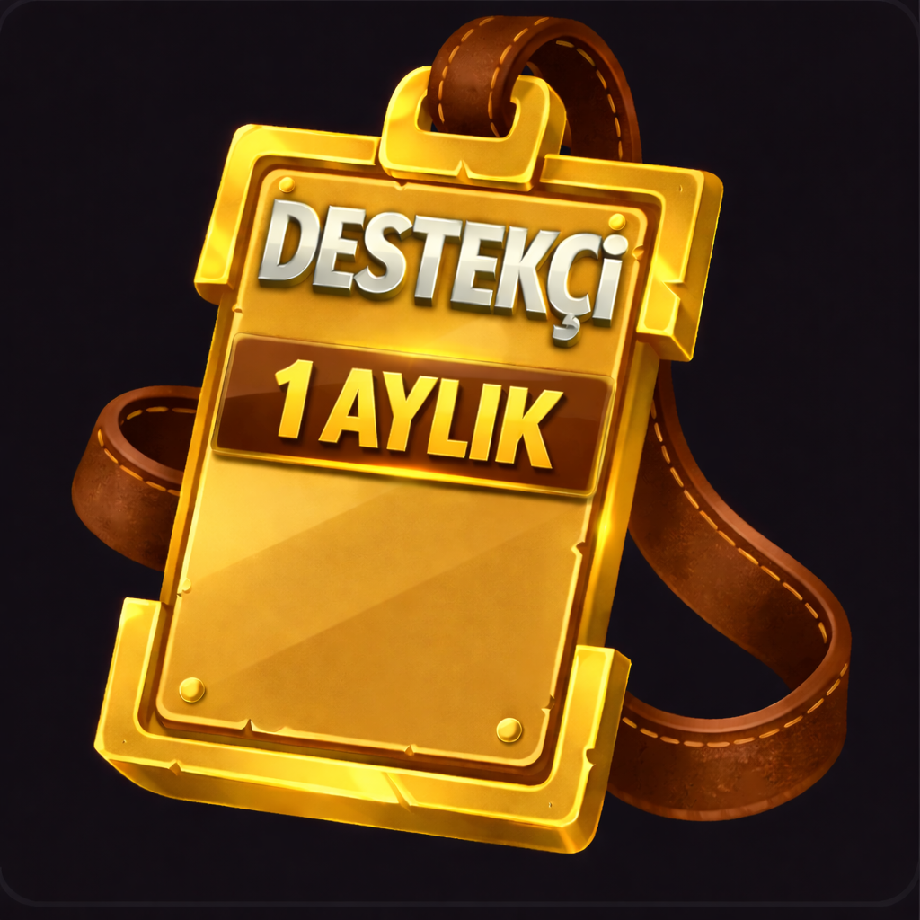 (5x Sunucusu) 1 Aylık Destekçi Üyeliği